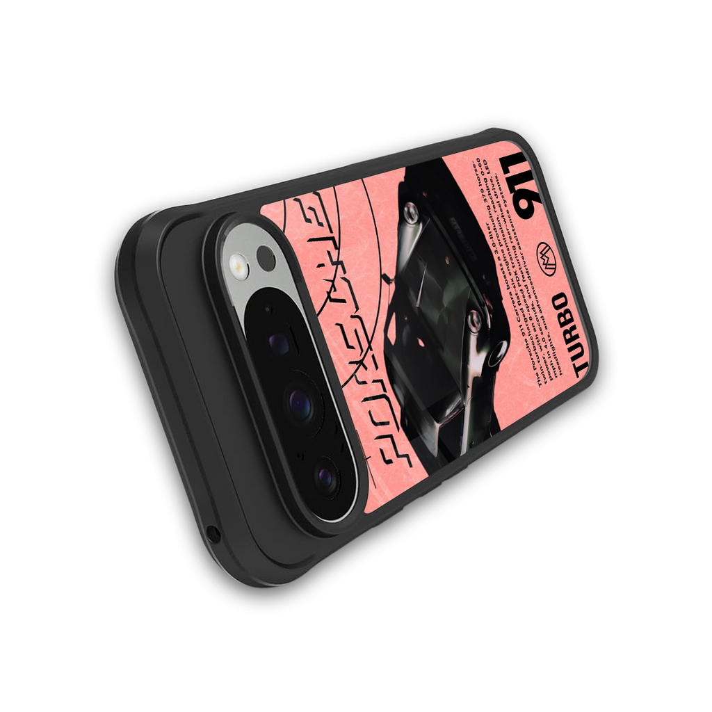 porshe 1975 back phone cover | glass case for google pixel 9 pro xl
