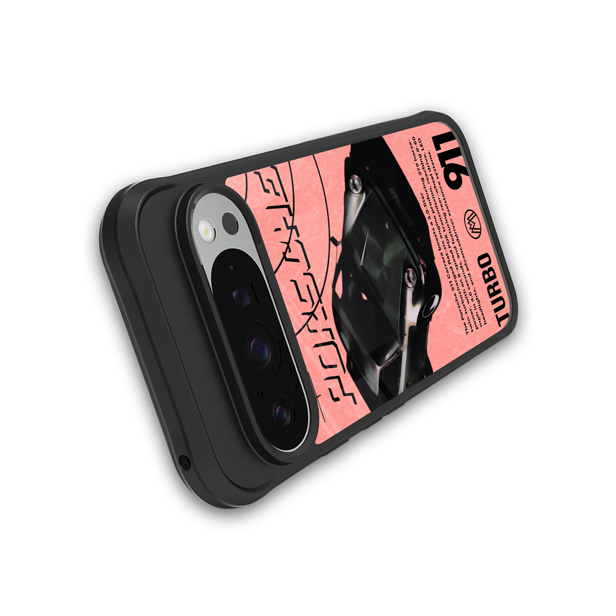 porshe 1975 back phone cover | glass case for google pixel 9 pro xl