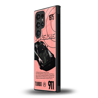 porshe 1975 back phone cover | glass case for samsung galaxy s24 ultra
