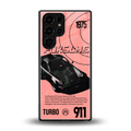 porshe 1975 back phone cover | glass case for samsung galaxy s25 ultra