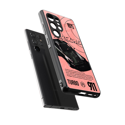porshe 1975 back phone cover | glass case for samsung galaxy s25 ultra