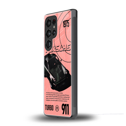 porshe 1975 back phone cover | glass case for samsung galaxy s25 ultra