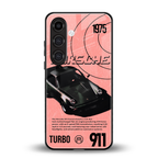 porshe 1975 back phone cover | glass case for samsung galaxy s24 plus