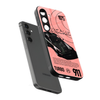 porshe 1975 back phone cover | glass case for samsung galaxy s24 fe