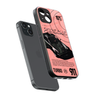 porshe 1975 back phone cover | glass case for iphone 15