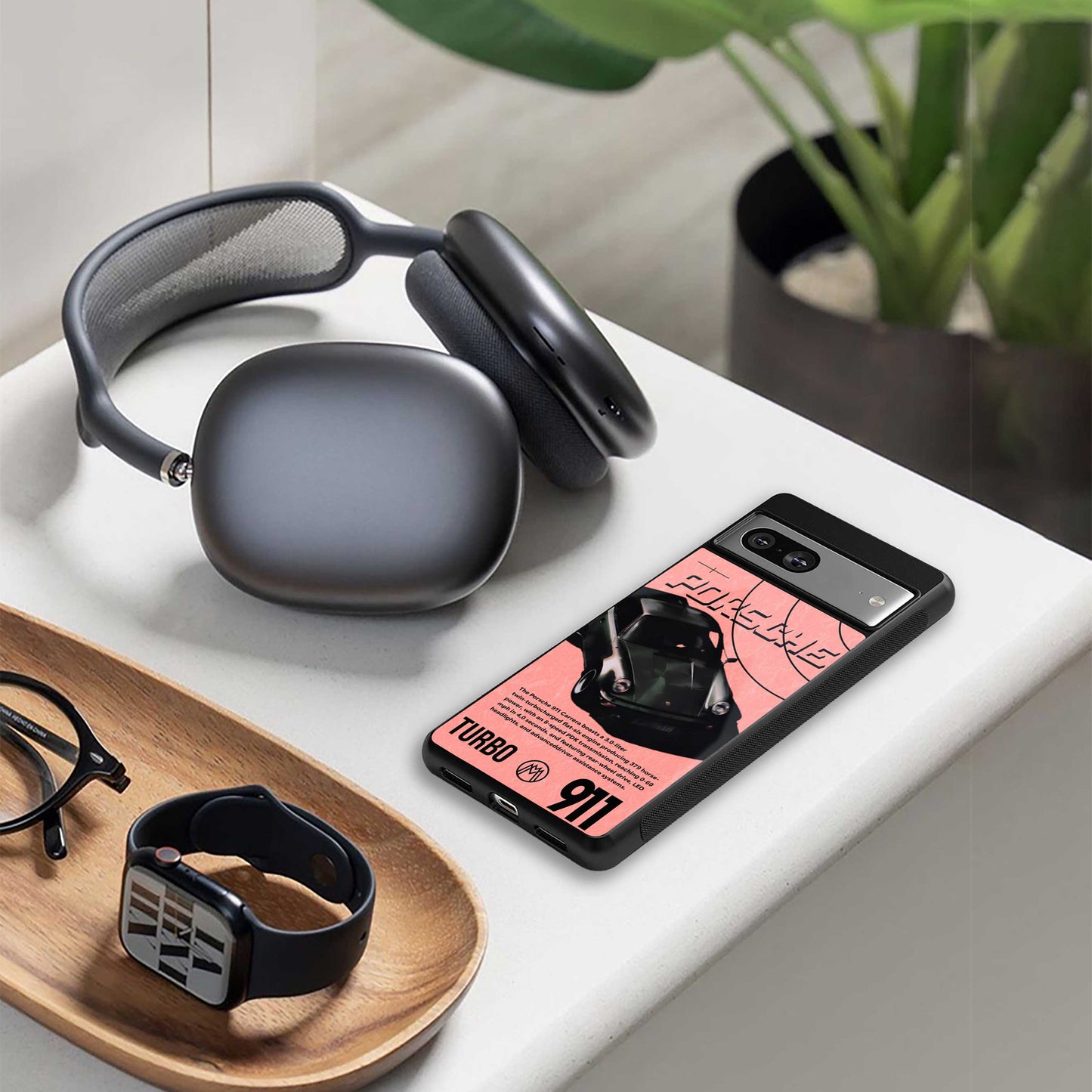 porshe 1975 back phone cover | glass case for oneplus nord 4