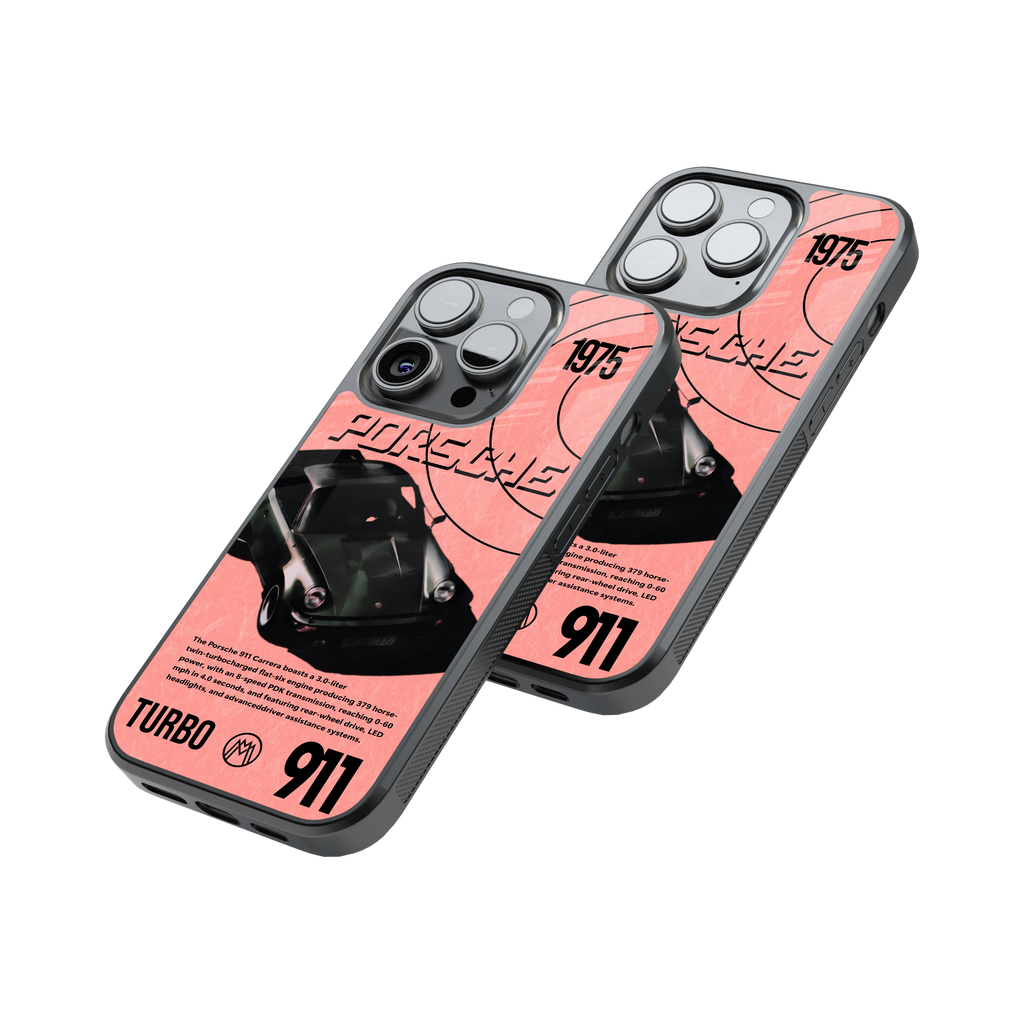 Protective Glass Back Phone Case Compatible with iPhone, Samsung, OnePlus, Pixel & More