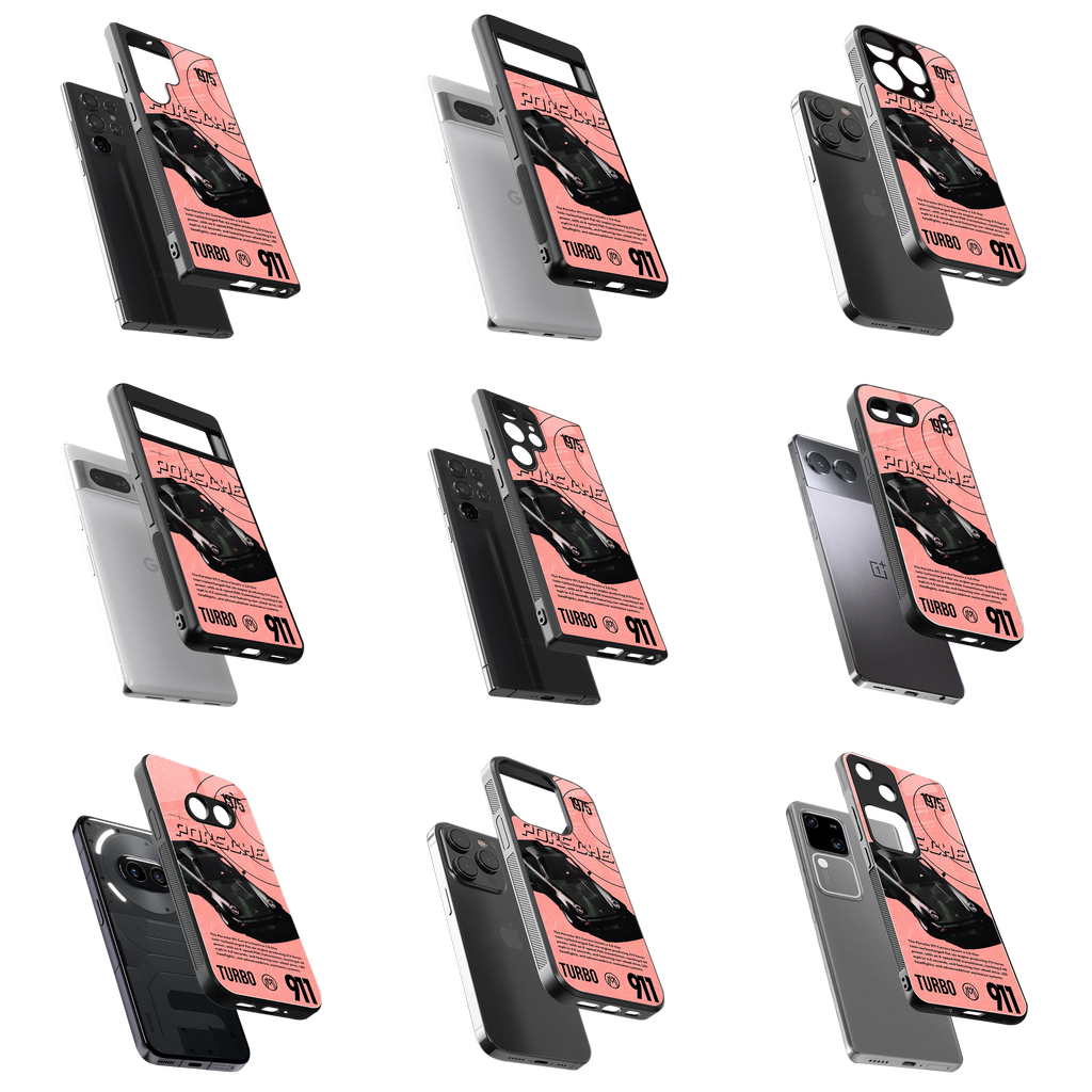Durable Glass Back Mobile Case for iPhone, Samsung, OnePlus, Google Pixel, Redmi, Vivo, Oppo