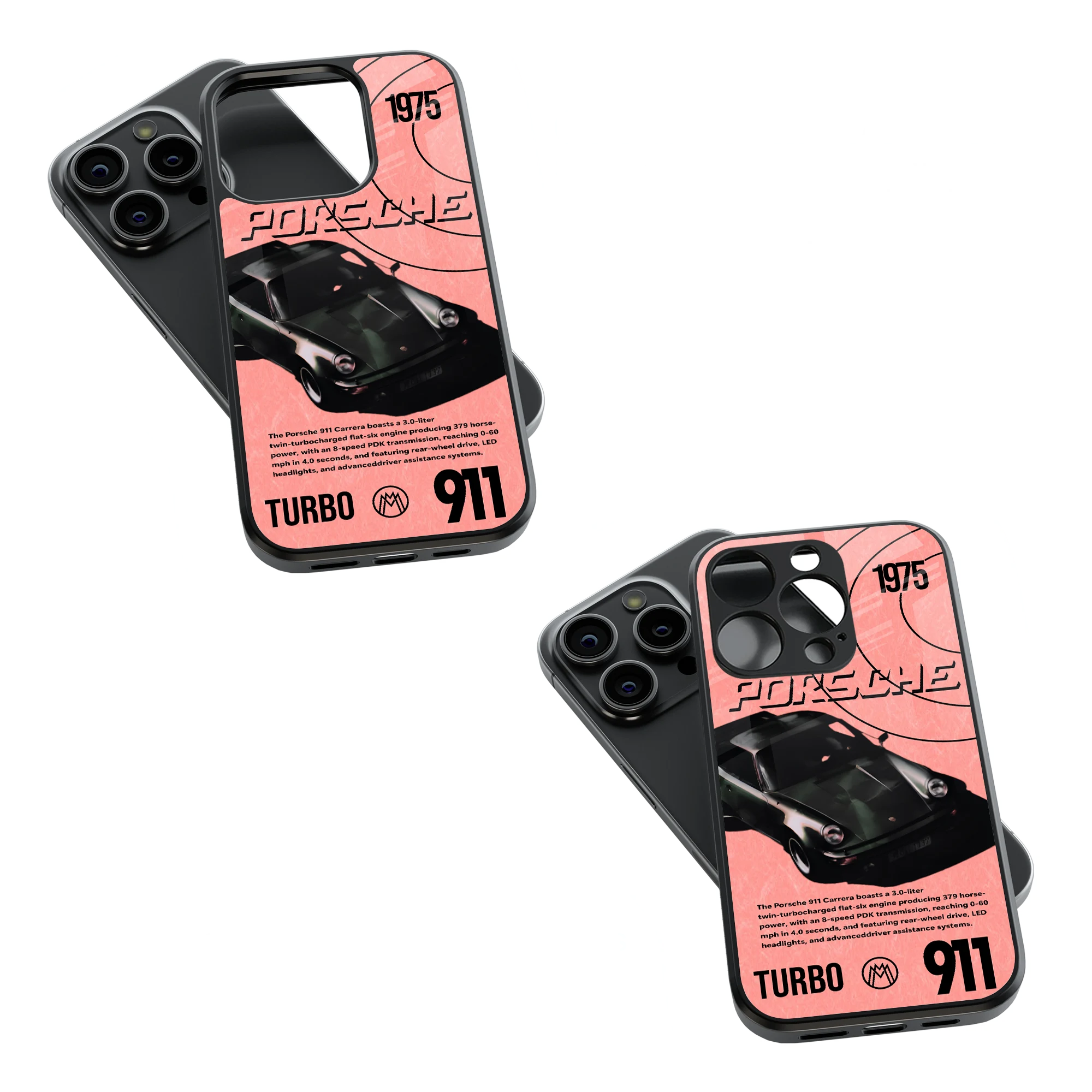 Trendy Glass Back Mobile Case for iPhone, Samsung, Redmi, OnePlus, Google Pixel, Motorola