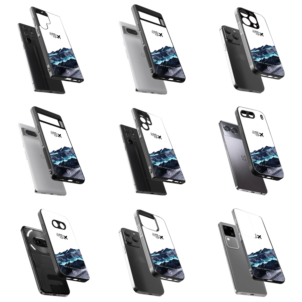 Durable Glass Back Mobile Case for iPhone, Samsung, OnePlus, Google Pixel, Redmi, Vivo, Oppo