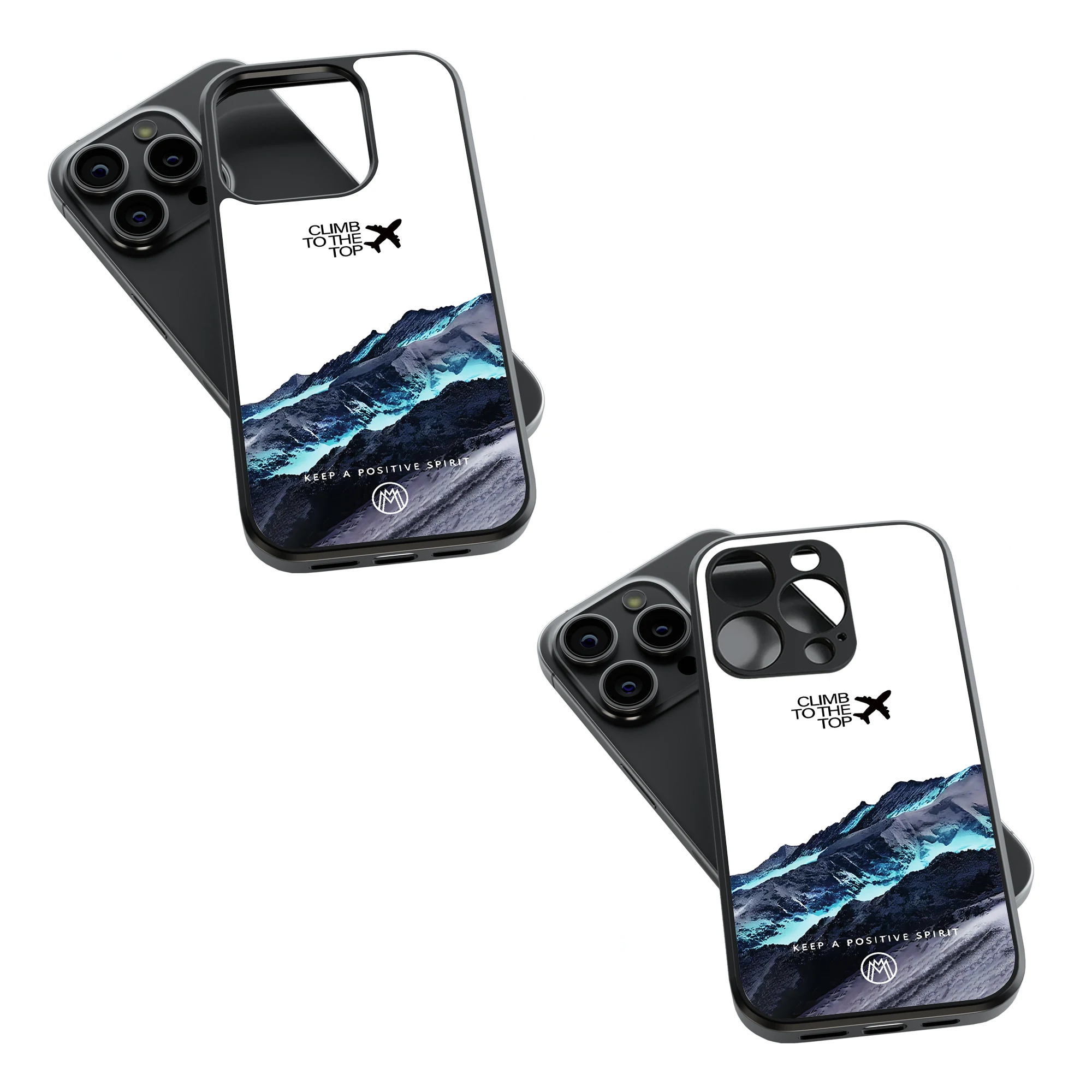 Trendy Glass Back Mobile Case for iPhone, Samsung, Redmi, OnePlus, Google Pixel, Motorola