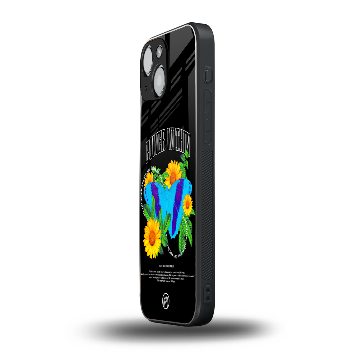 power within back phone cover | glass case for iphone 13 mini