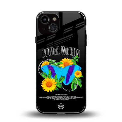 power within back phone cover | glass case for iphone 13