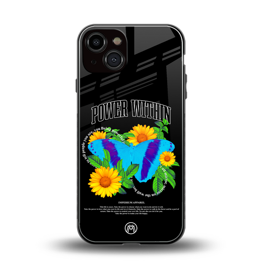 power within back phone cover | glass case for iphone 13