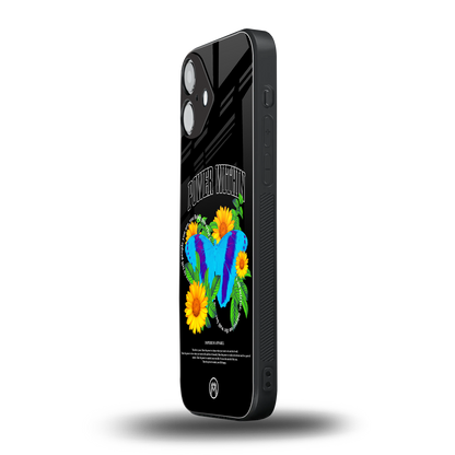 power within back phone cover | glass case for iphone 16 plus