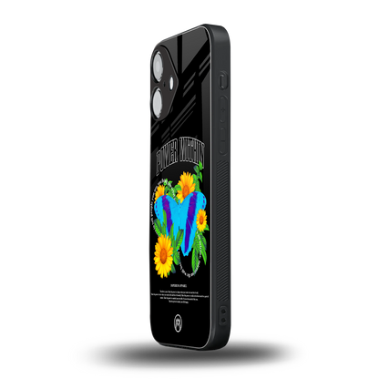 power within back phone cover | glass case for iphone 16