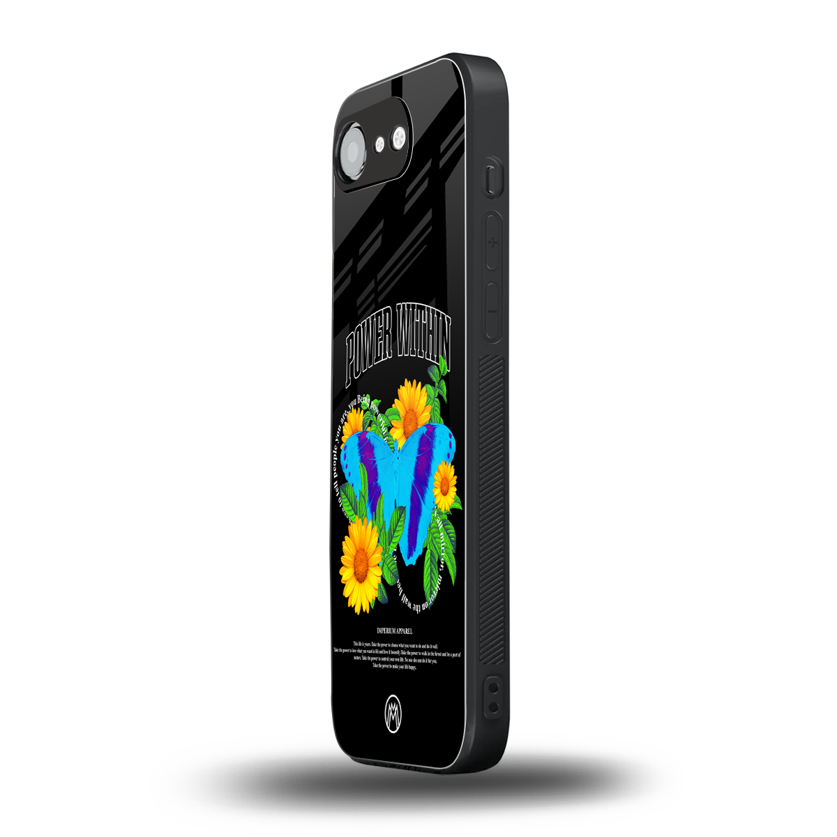 power within back phone cover | glass case for iphone 16e