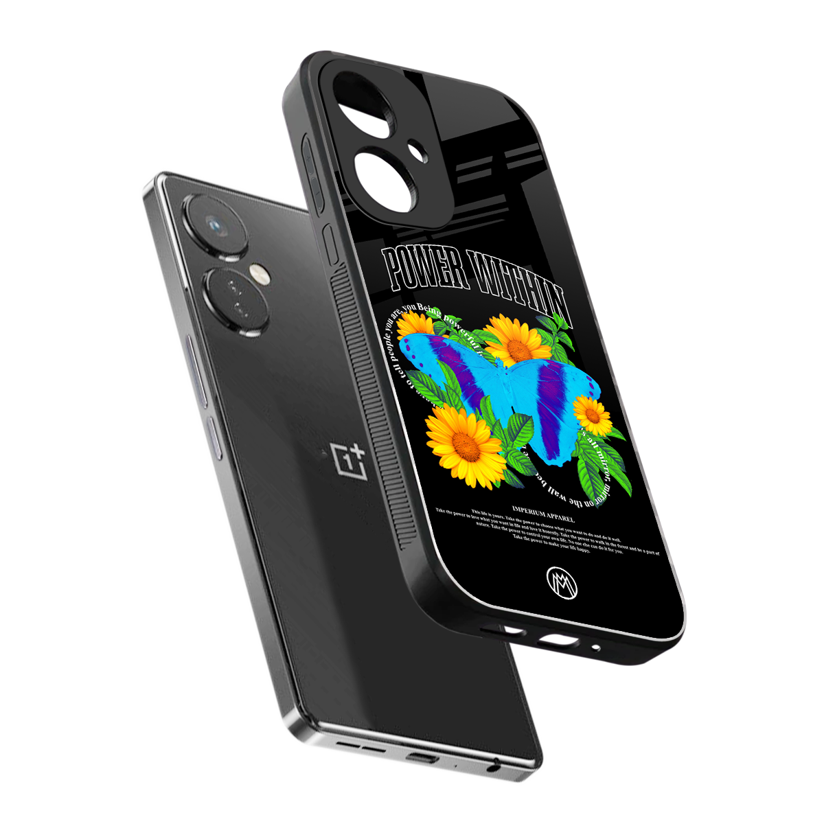 power within back phone cover | glass case for oneplus nord ce 3