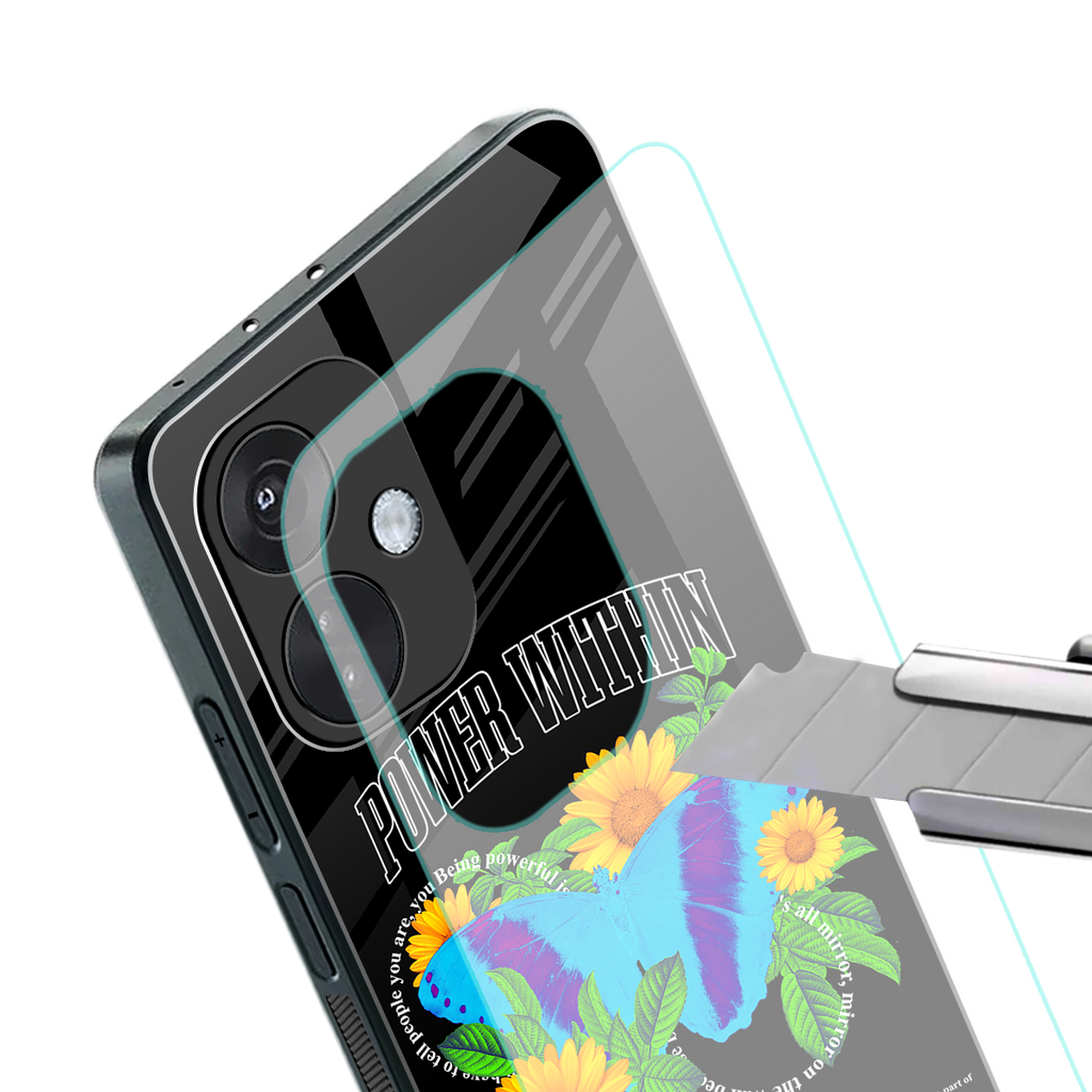 power within back phone cover | glass case for oneplus nord ce 3