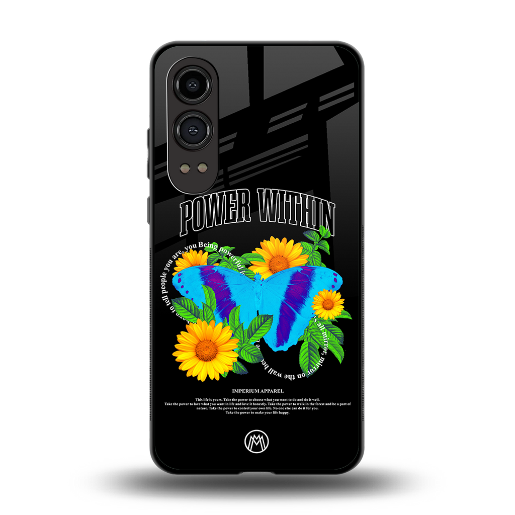 power within back phone cover | glass case for oneplus nord ce 4 lite