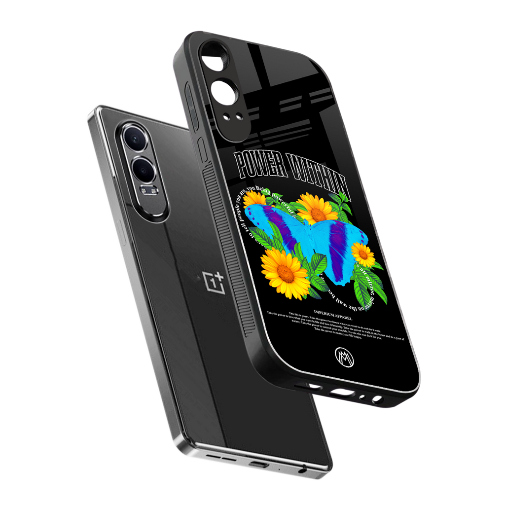 power within back phone cover | glass case for oneplus nord ce 4 lite