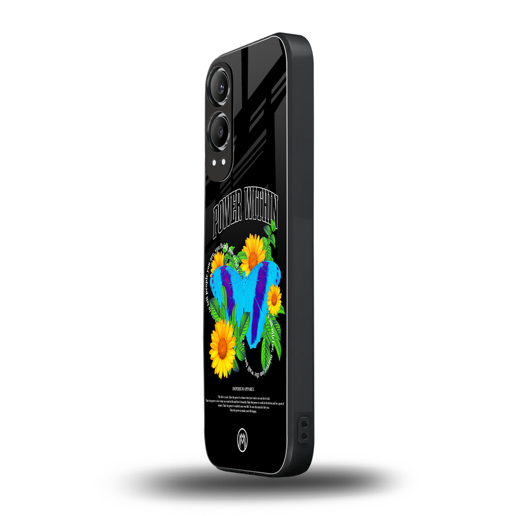 power within back phone cover | glass case for oneplus nord ce 4 lite