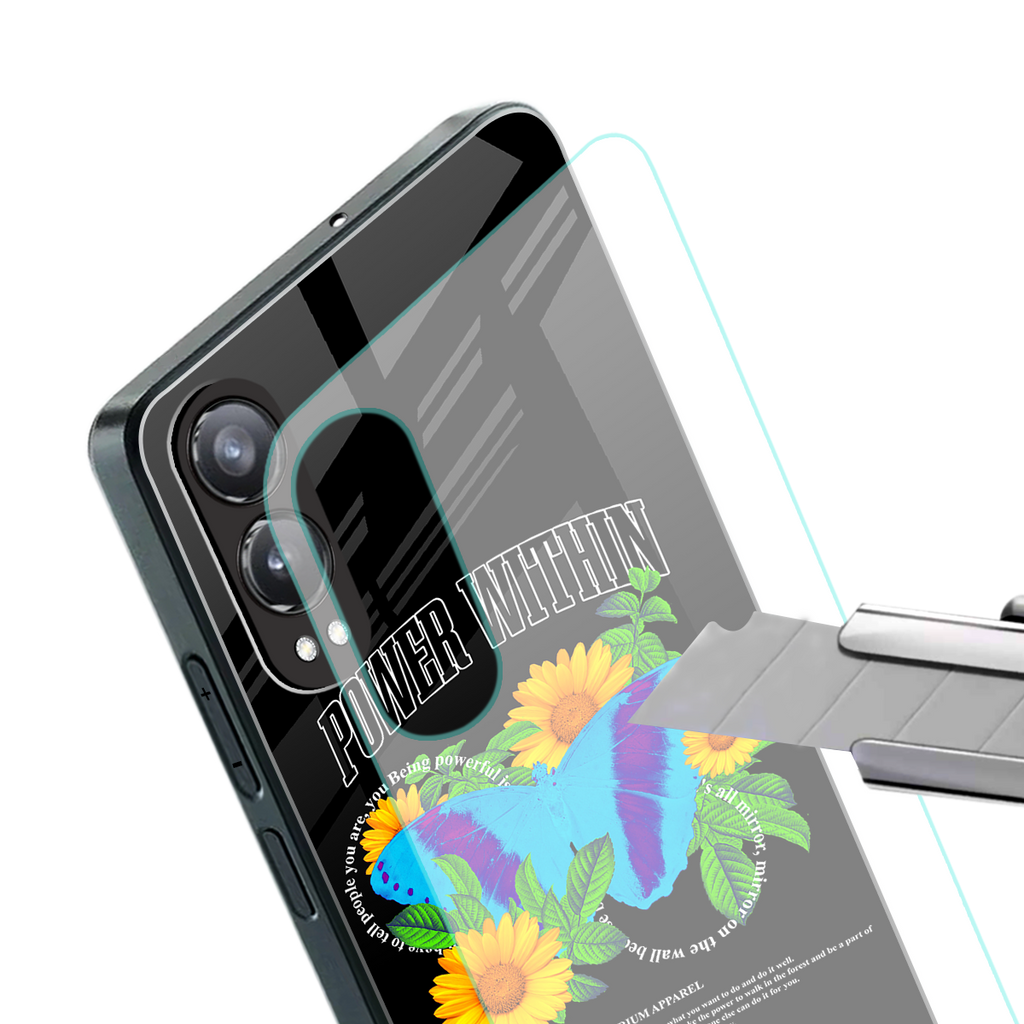 power within back phone cover | glass case for oneplus nord ce 4 lite