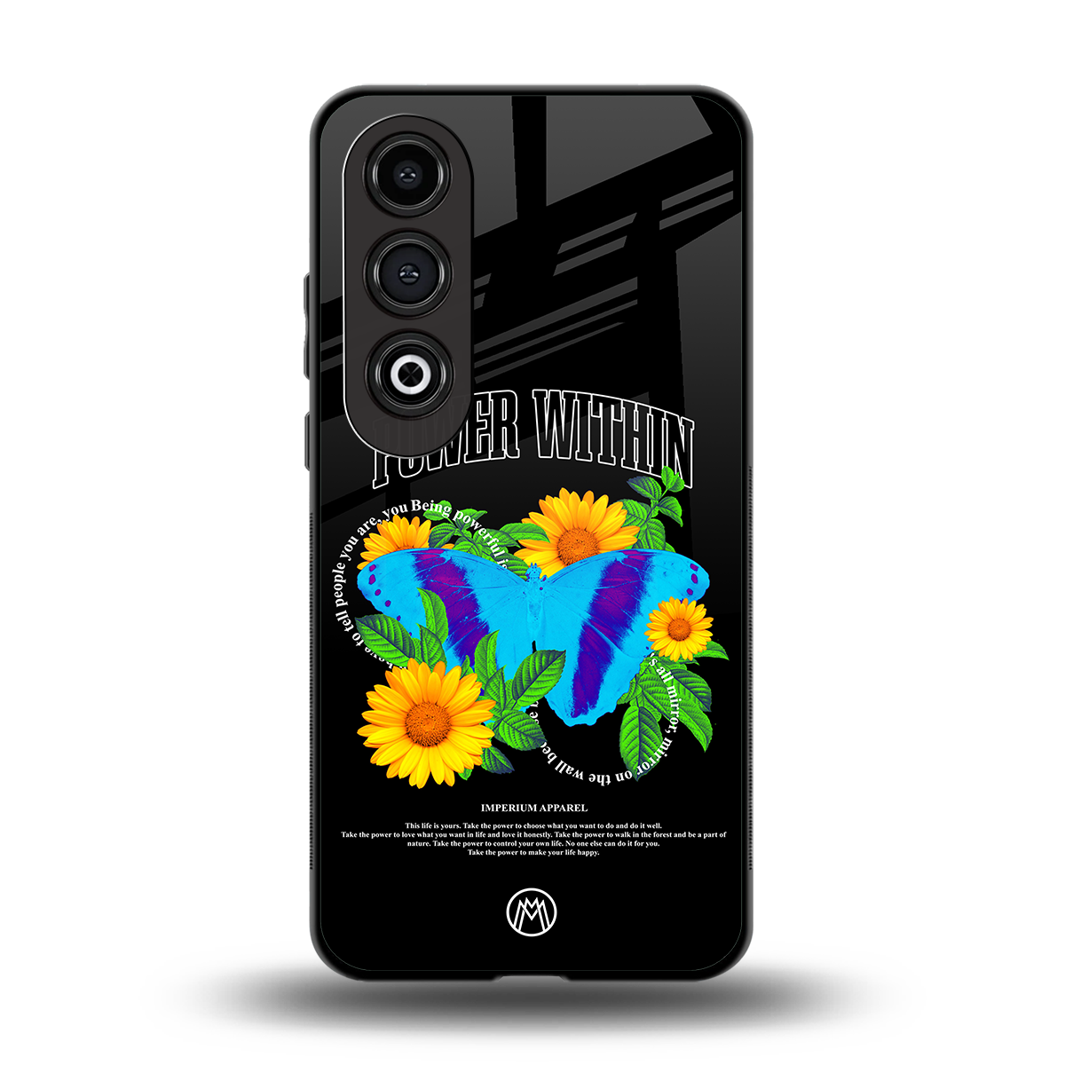 power within back phone cover | glass case for oneplus nord ce 4