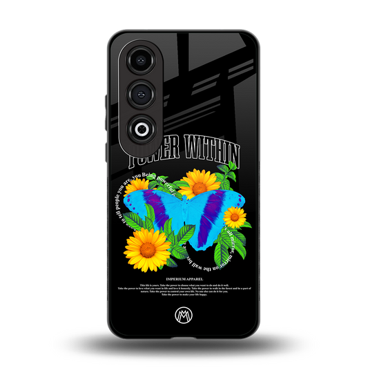 power within back phone cover | glass case for oneplus nord ce 4