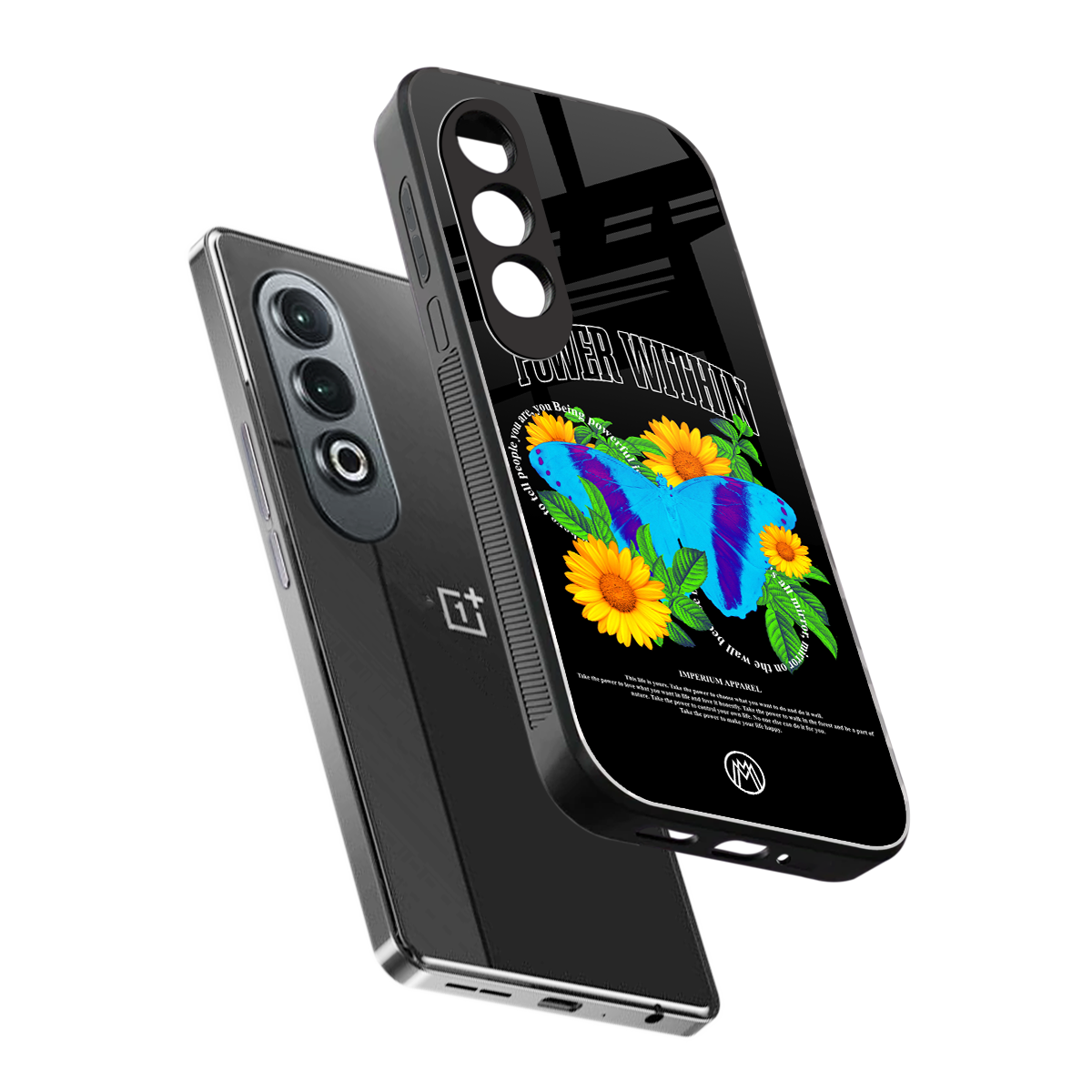 power within back phone cover | glass case for oneplus nord ce 4