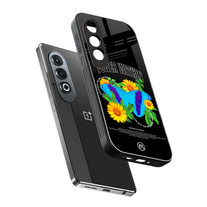 power within back phone cover | glass case for oneplus nord ce 4