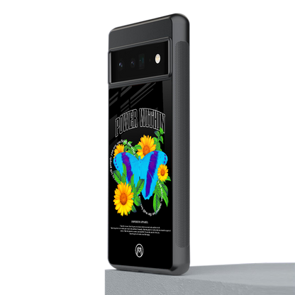 power within back phone cover | glass case for google pixel 6 pro