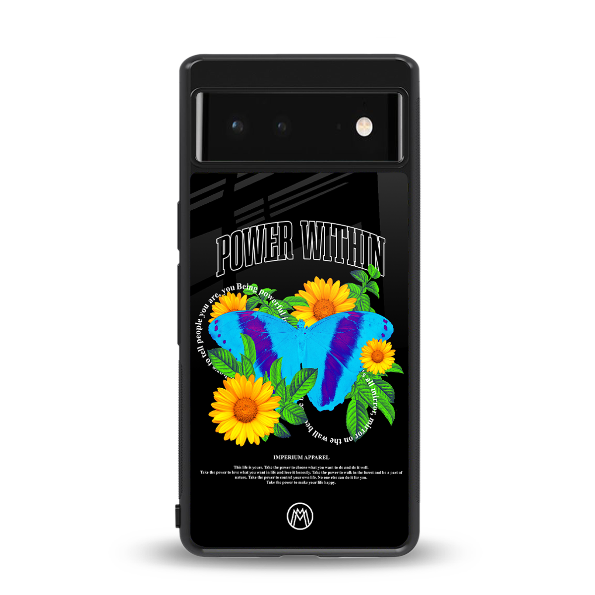 power within back phone cover | glass case for google pixel 6