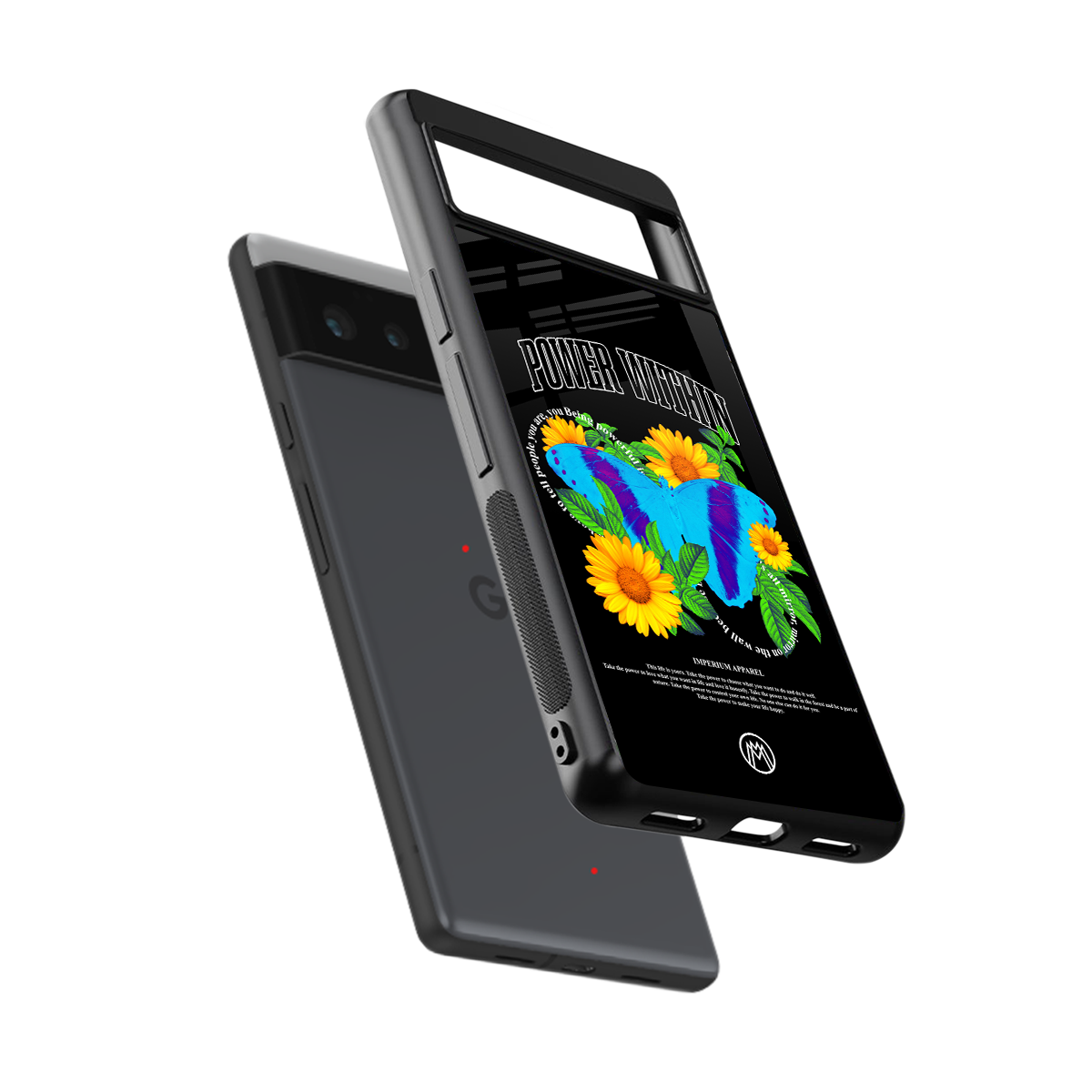 power within back phone cover | glass case for google pixel 6