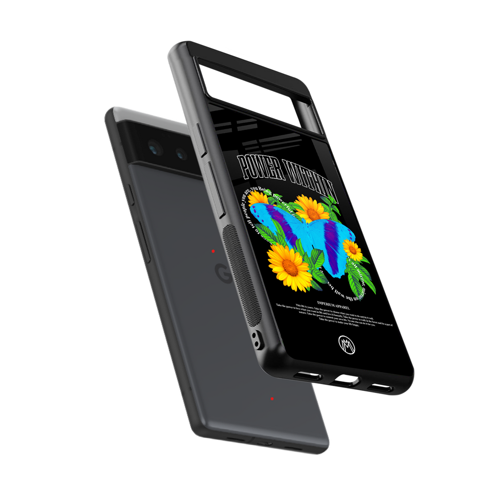 power within back phone cover | glass case for Google Pixel 6A