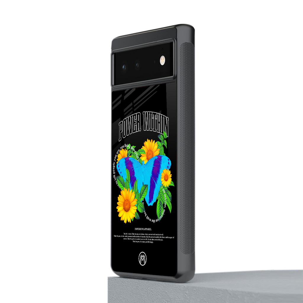 power within back phone cover | glass case for google pixel 6