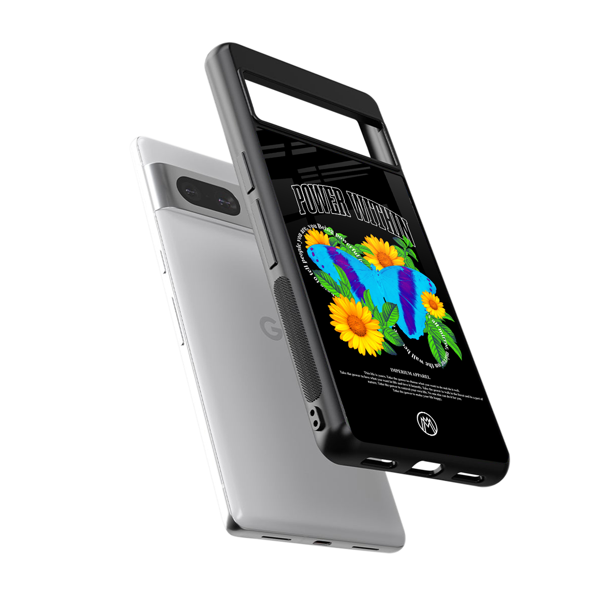power within back phone cover | glass case for Google Pixel 7