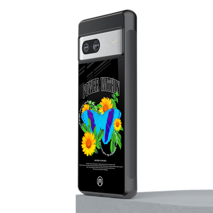 power within back phone cover | glass case for Google Pixel 7