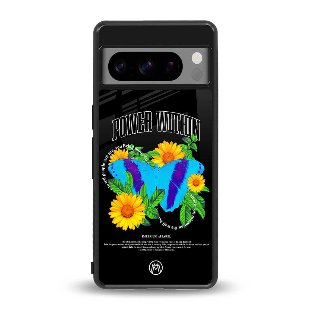 power within back phone cover | glass case for google pixel 8 pro