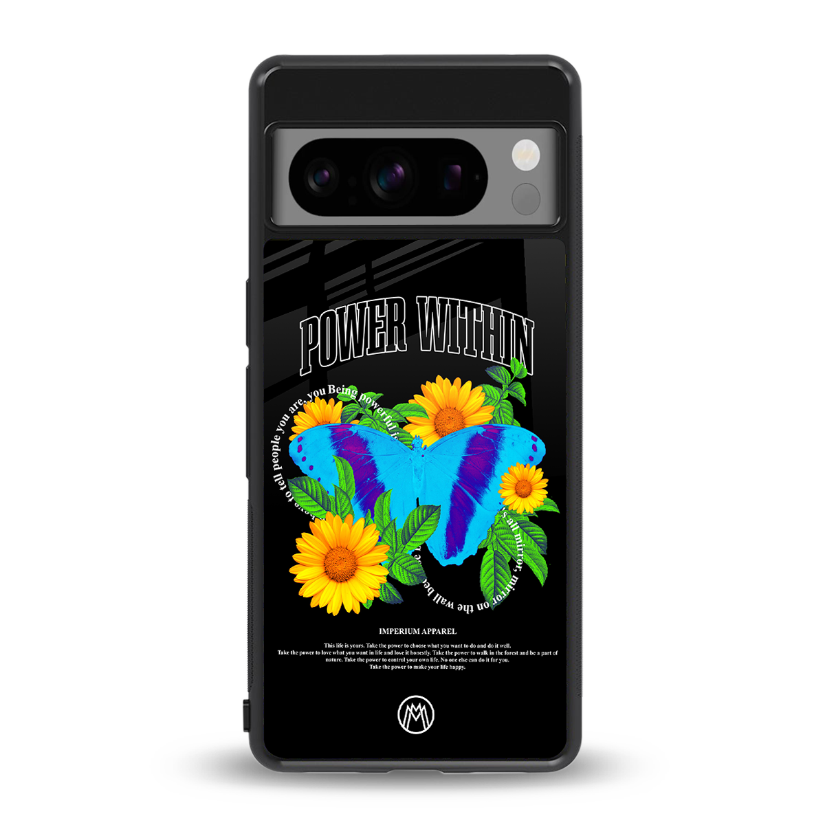 power within back phone cover | glass case for google pixel 8 pro
