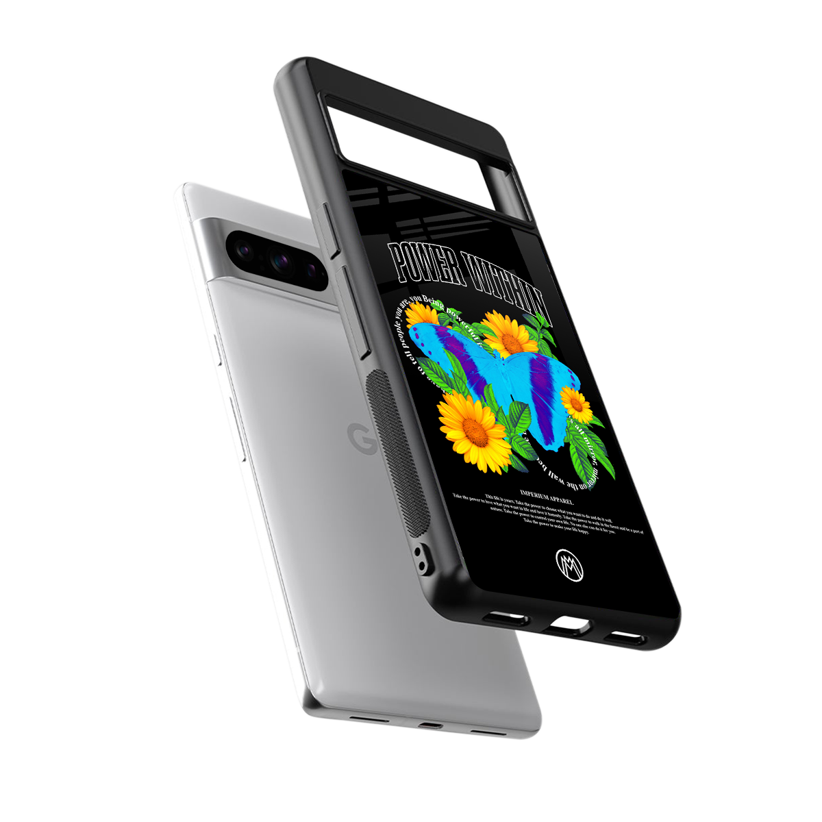 power within back phone cover | glass case for google pixel 8 pro
