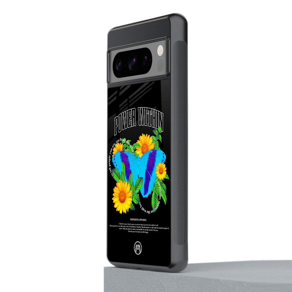 power within back phone cover | glass case for google pixel 8 pro