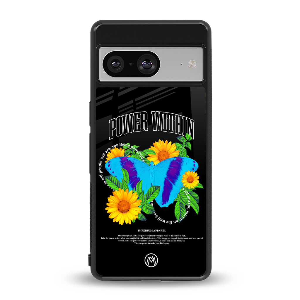 power within back phone cover | glass case for Google Pixel 8