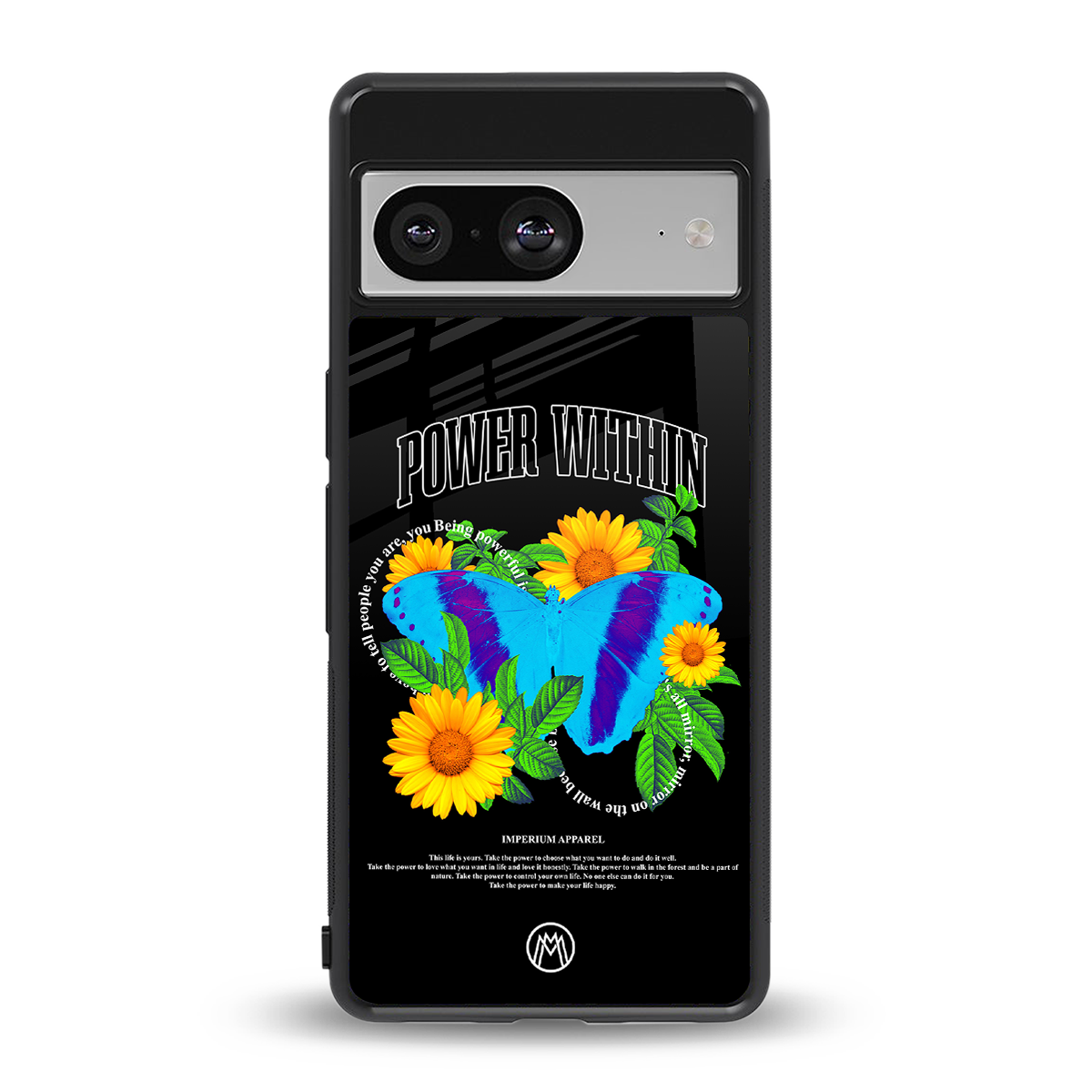 power within back phone cover | glass case for Google Pixel 8