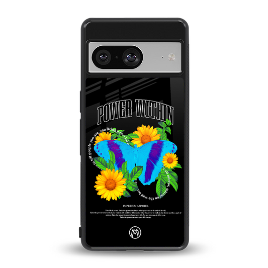 power within back phone cover | glass case for Google Pixel 8