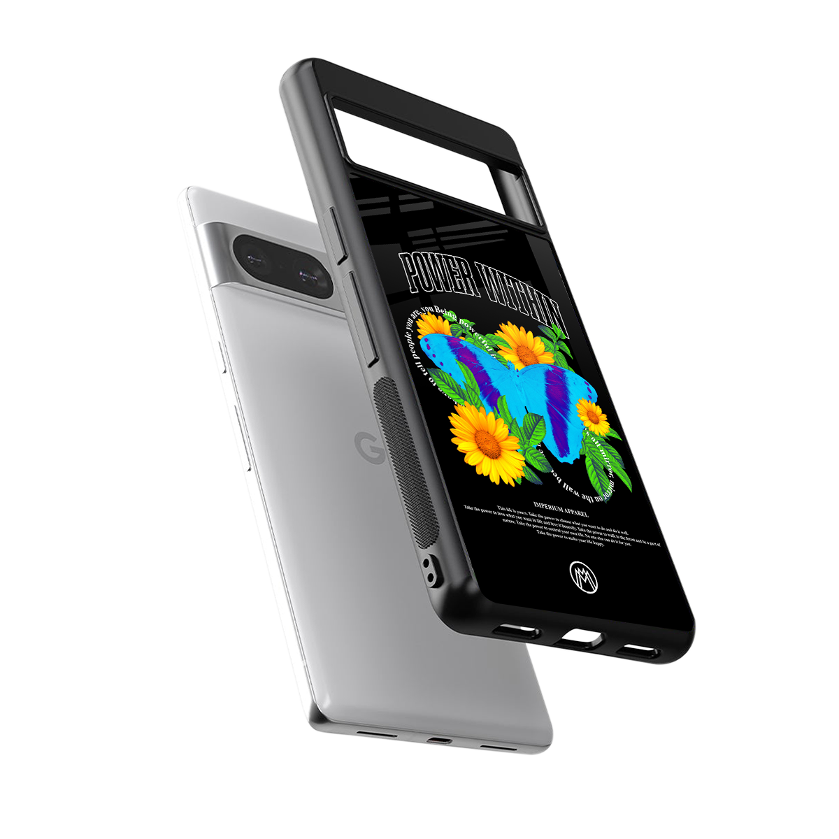 power within back phone cover | glass case for Google Pixel 8