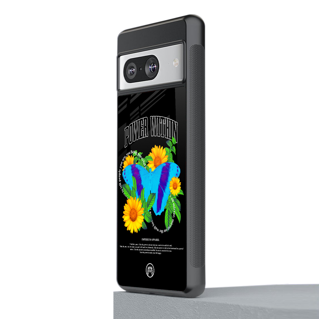 power within back phone cover | glass case for Google Pixel 8
