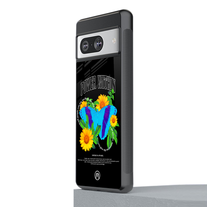 power within back phone cover | glass case for Google Pixel 8