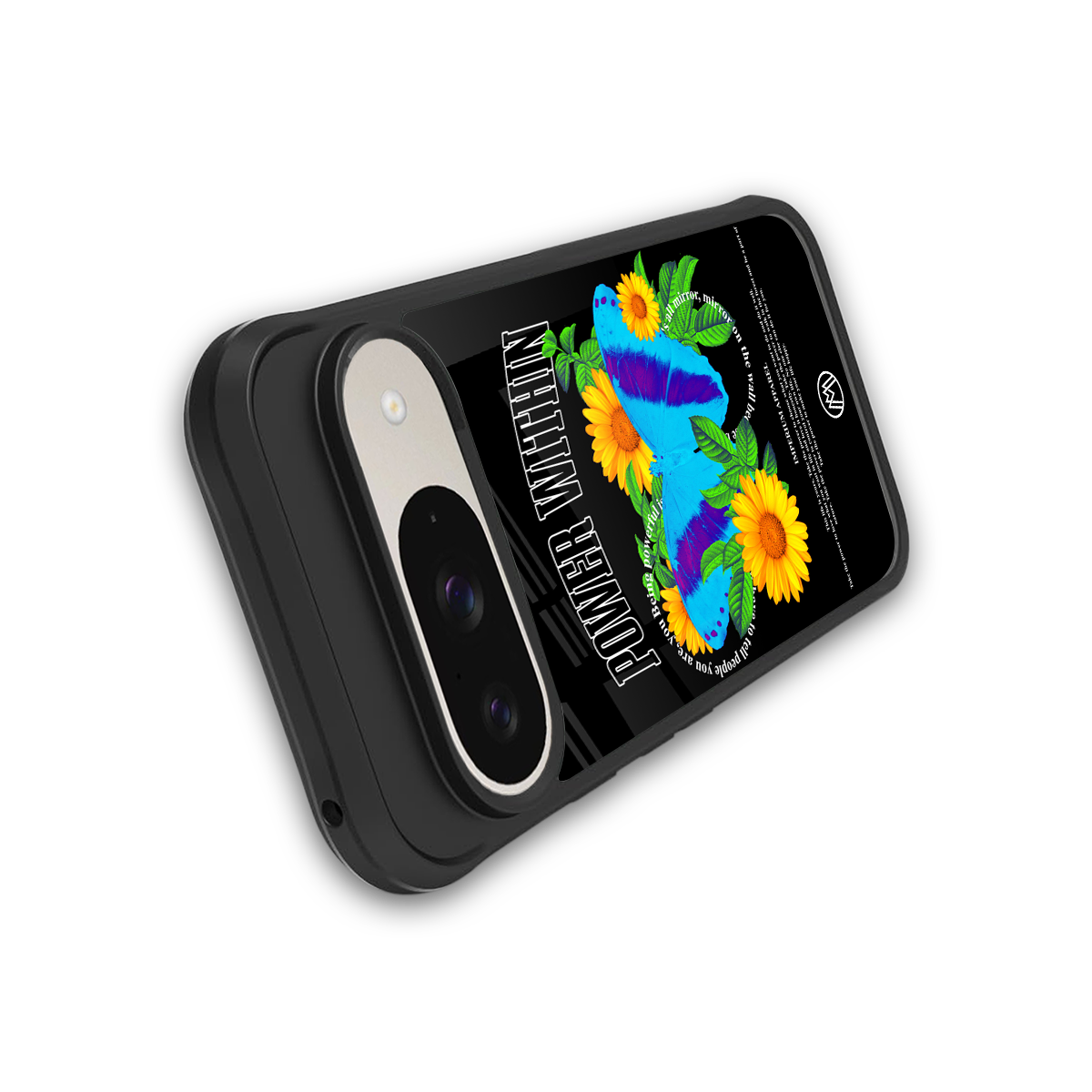 power within back phone cover | glass case for google pixel 9