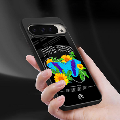 power within back phone cover | glass case for google pixel 9 pro xl